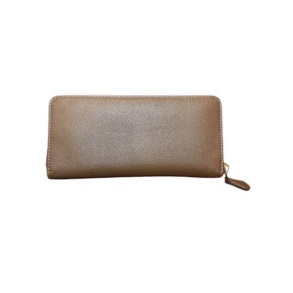 Coach Multifunction Wallet Large Brown Leather C Print Monogram Removable Insert - Picture 7 of 16